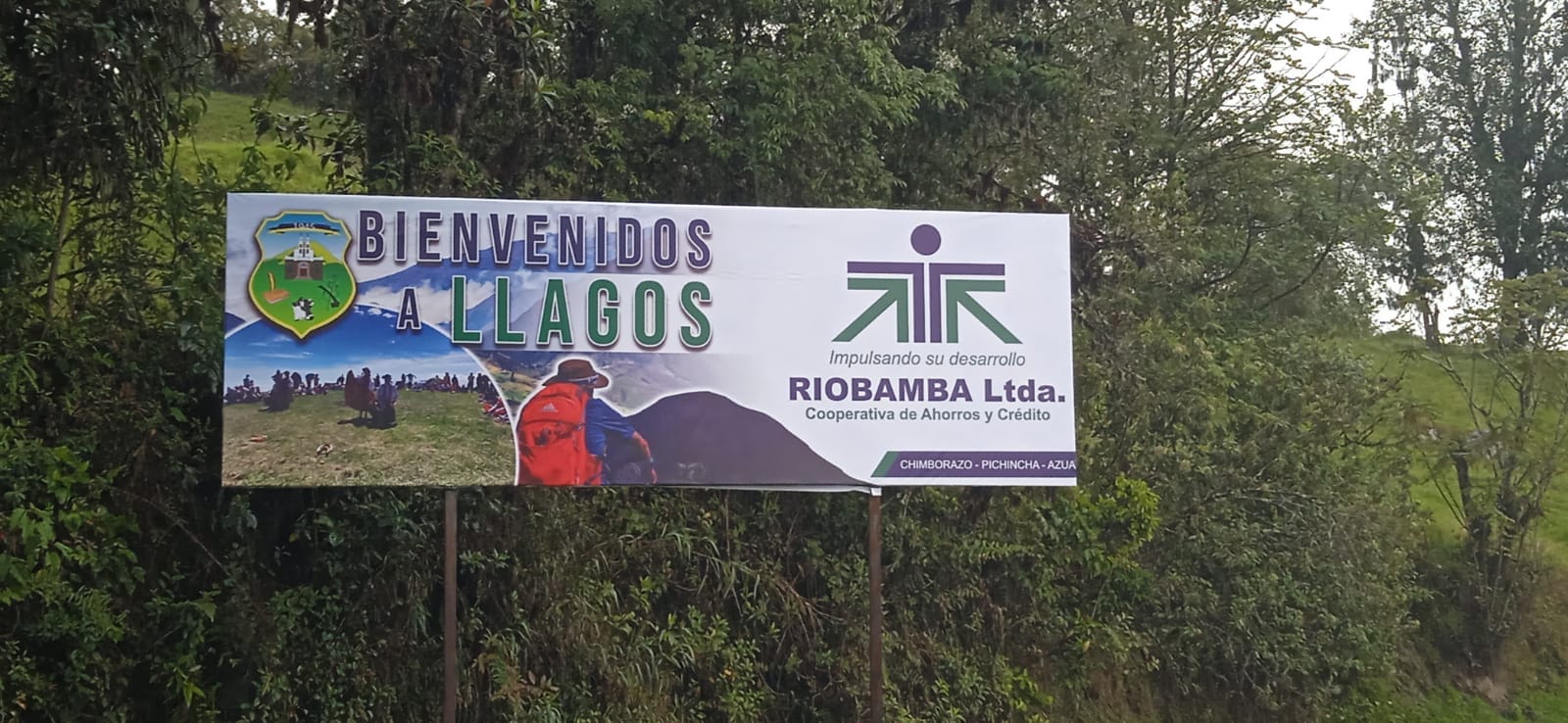 Carteles en la Cabecera Parroquial